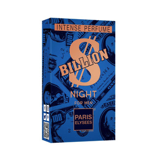 Billion Dollar Night Paris Elysees Mens Perfume - Luxury Fragrance in Night Box