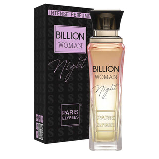 Paris Elysees Billion Woman Night perfume for women - elegant fragrance in a stylish bottle