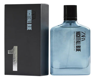 Nightfall Blue Zara Mens Perfume - Elegant bottle design in deep blue color for sophisticated gentlemen | Zara fragrance