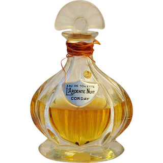 Perfume bottle of LArdente Nuit Corday for women - elegant fragrance in a stylish bottle