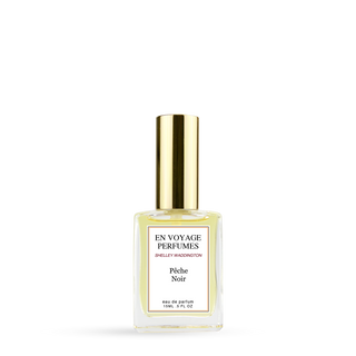 Peche noir En Voyage Perfumes for women - elegant bottle of perfume