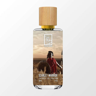 Scarlet Warrior The Dua Brand mens perfume - enticing fragrance bottle on white background