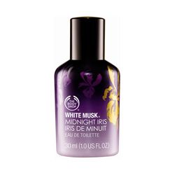 White Musk Midnight Iris Iris de Minuit Perfume by The Body Shop for Women - Elegant floral fragrance in a sleek bottle