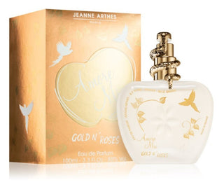 Amore Mio Gold N Roses Jeanne Arthes perfume for women - elegant fragrance in a gold and rose-themed bottle