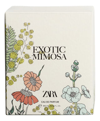 Exotic Mimosa Zara perfume for women - floral fragrance in elegant bottle