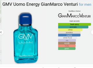 GMV Uomo Energy GianMarco Venturi Mens Perfume - Best Fragrance for Men - Buy Online Now