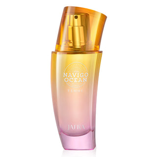 Navîgo Ocean Femme JAFRA perfume for women - Elegant fragrance in a blue bottle - Buy now on jafra.com