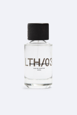 Zara LTH/03 Know The Leather Mens Perfume - Fragrance Bottle on White Background