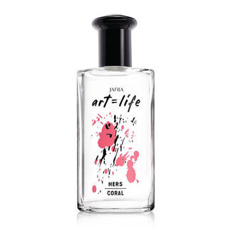 Art = Life Hers Coral JAFRA perfume for women - vibrant, elegant fragrance - JAFRA