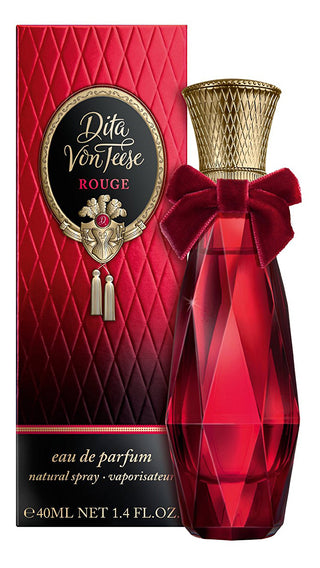 Rouge Dita Von Teese Womens Perfume - Elegant bottle design with red cap and label, perfect fragrance for women, buy now