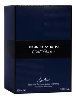 Carven Cest Paris La Nuit Pour Homme for Men - Exquisite Mens Perfume Bottle