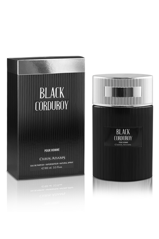 Black Corduroy Pour Homme Chris Adams Mens Perfume - Luxury Fragrance