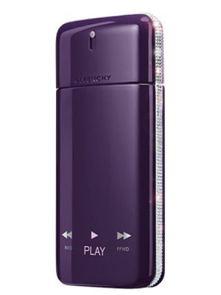 Play For Her Intense Givenchy Perfume for Women - Elegant fragrance bottle on white background