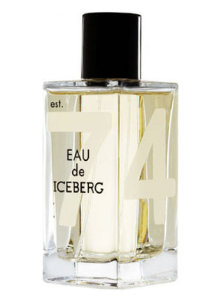 Eau de Iceberg Pour Femme Iceberg Perfume for Women - Elegant fragrance bottle on white background