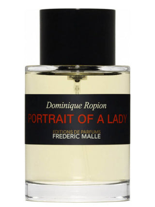 Portrait of a Lady Frederic Malle Womens Perfume - Elegant fragrance bottle on black background