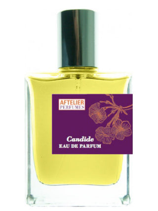 Unisex Candide Aftelier Perfume for Women and Men - Elegant Fragrance Bottle on White Background