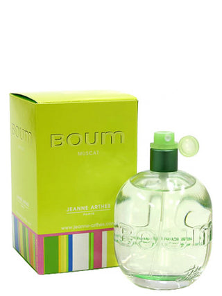 Jeanne Arthes Boum Muscat Perfume for Women - Elegant and alluring fragrance bottle on white background