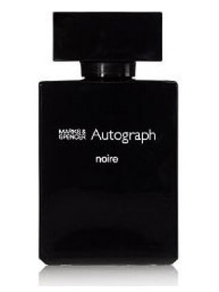 Autograph Noire Marks & Spencer Womens Perfume - Elegant fragrance bottle on white background