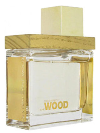 DSQUARED² She Wood Golden Light Wood perfume for women - elegant fragrance in a golden bottle