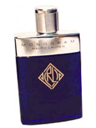 Monogram Ralph Lauren Mens Perfume - Elegant fragrance bottle on white background