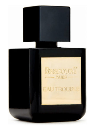 Eau Trouble Brecourt perfume for women - Elegant fragrance bottle on white background