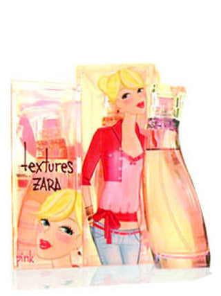 Textures Pink Zara Womens Perfume - Elegant fragrance in a pink bottle