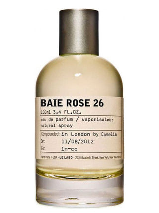 Baie Rose 26 Chicago Le Labo Perfume for Women and Men - Best Unisex Fragrance | Buy Online Now