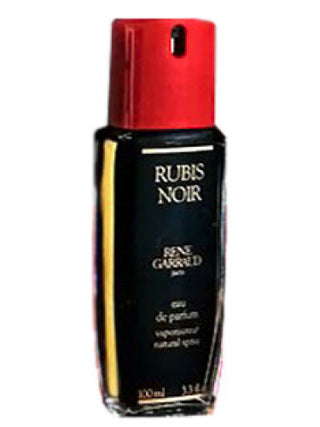 Rubis Noir Rene Garraud Womens Perfume - Elegant fragrance bottle on white background