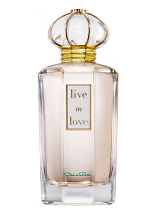 Live in Love Oscar de la Renta womens perfume bottle - elegant fragrance for her