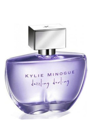 Kylie Minogue Dazzling Darling Perfume for Women - Elegant fragrance bottle on white background