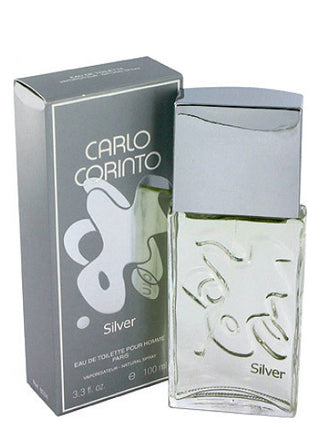 Carlo Corinto Silver Carlo Corinto Mens Perfume - Elegant fragrance bottle on white background