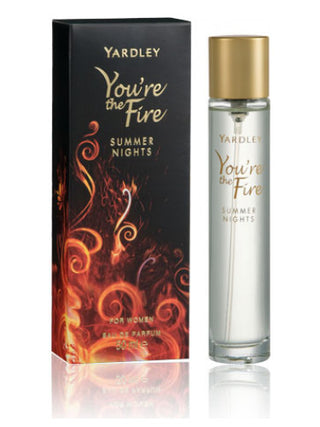 Yardley You’re the Fire Summer Nights perfume for women - captivating scent in a stylish bottle