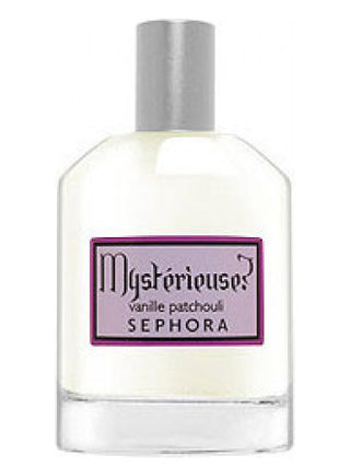 Vanille Patchouli Sephora Mysterieuse Perfume for Women - Exquisite fragrance bottle on white background