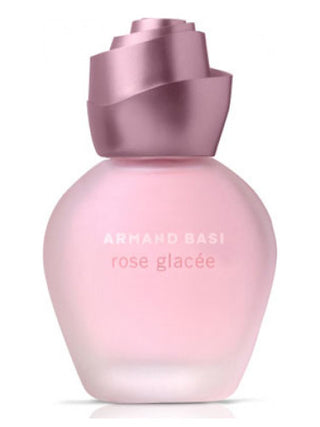 Rose Glacee Armand Basi Womens Perfume - Fragrance Bottle on White Background