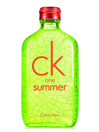 CK One Summer 2012 Calvin Klein Unisex Perfume - Fragrance Bottle on White Background