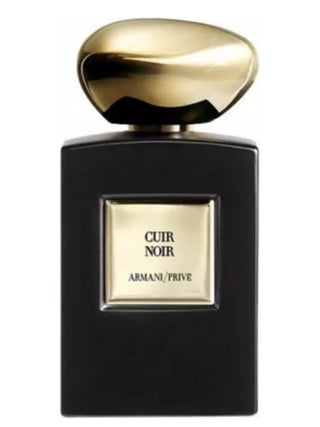 Giorgio Armani Cuir Noir Perfume for Women and Men - Luxury Fragrance Bottle Image