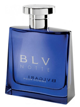 BLV Notte Pour Homme Bvlgari mens perfume - seductive fragrance in a stylish bottle