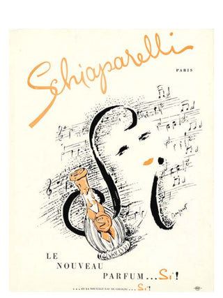 Si Schiaparelli Womens Perfume - Elegantly designed fragrance bottle on white background