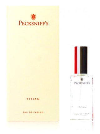 Titian Pecksniffs Womens Perfume - Elegant fragrance bottle on white background