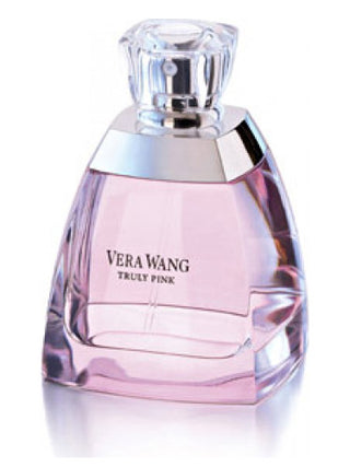 Truly Pink Vera Wang Womens Perfume - Elegant fragrance bottle on white background