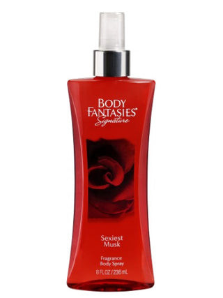 Body Fantasies Signature Sexiest Musk Parfums de Coeur perfume for women - seductive fragrance in a sleek bottle