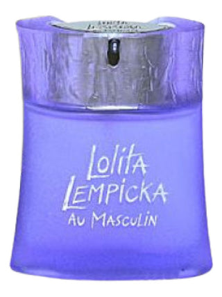 Mens Lolita Lempicka Au Masculin Fraicheur perfume bottle on white background