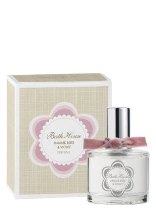 Damask Rose & Violet Bath House Womens Perfume - Fragrance Bottle Image