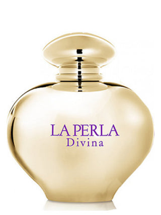 Divina Gold Edition La Perla Womens Perfume - Elegant fragrance in a luxurious bottle