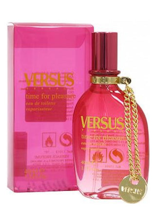 Versus Time For Pleasure Versace for women perfume bottle - elegant fragrance for her