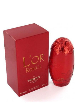 Womens LOr Rouge Torrente Perfume - Elegant floral fragrance in a red bottle - Buy now for an exquisite scent experience