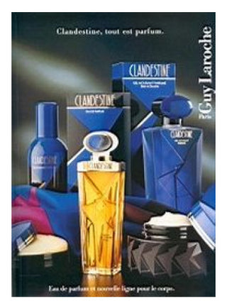 Womens Clandestine Guy Laroche Perfume - Elegant Fragrance Bottle Image