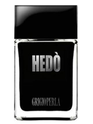 GrigioPerla Hedo White La Perla Mens Perfume - Elegantly masculine fragrance bottle on white background