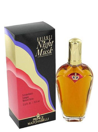 Aviance Night Musk Prince Matchabelli Womens Perfume - Elegant fragrance in a chic bottle