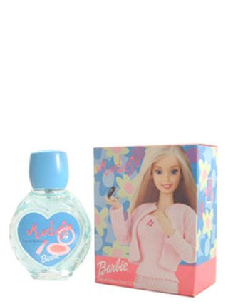 Barbie Modelo Barbie for women perfume - Elegant fragrance bottle on white background